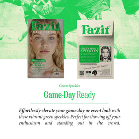 Fazit Glitter Freckle Makeup Patches lifestyle scene at a festival