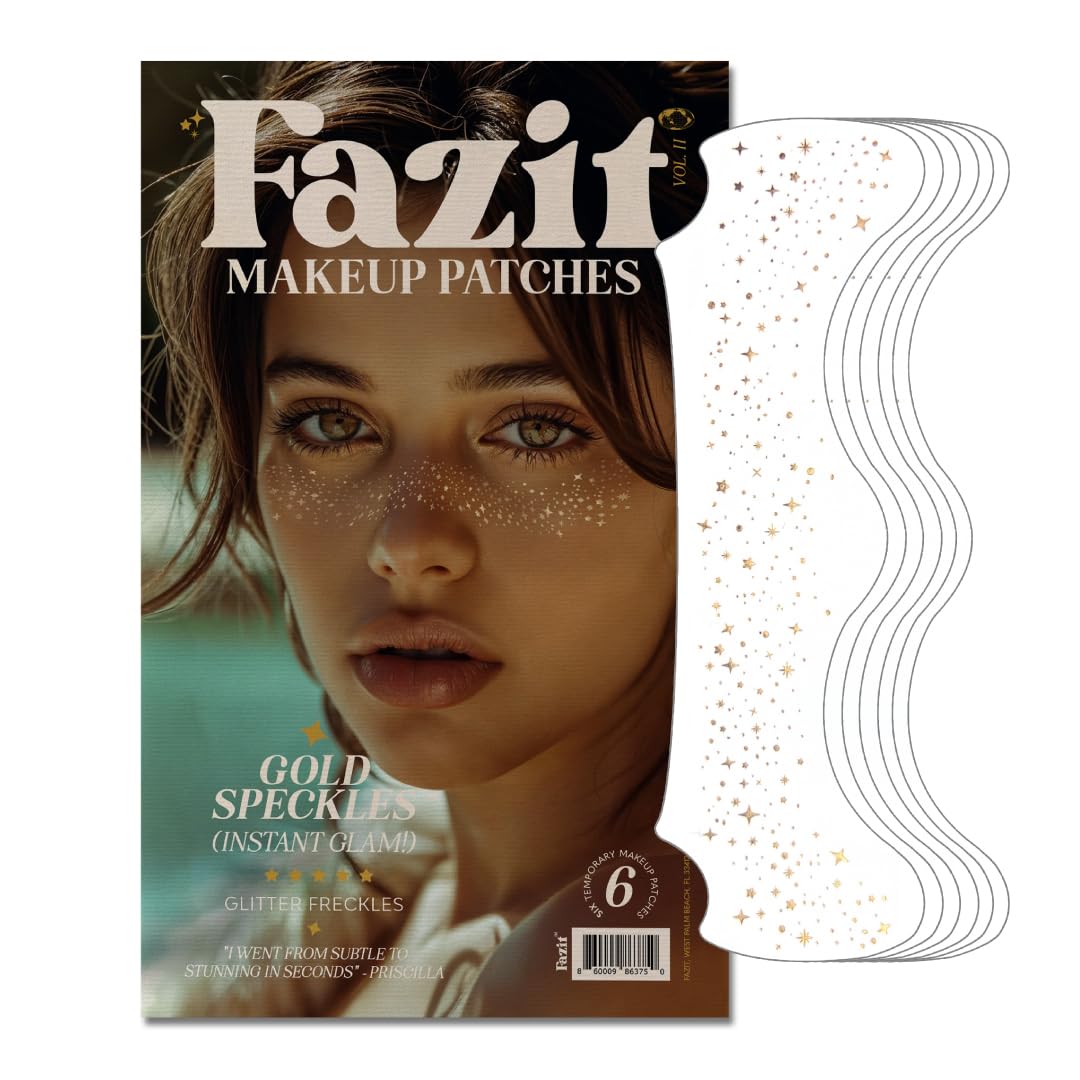 Fazit Glitter Freckle Makeup Patches pack front view