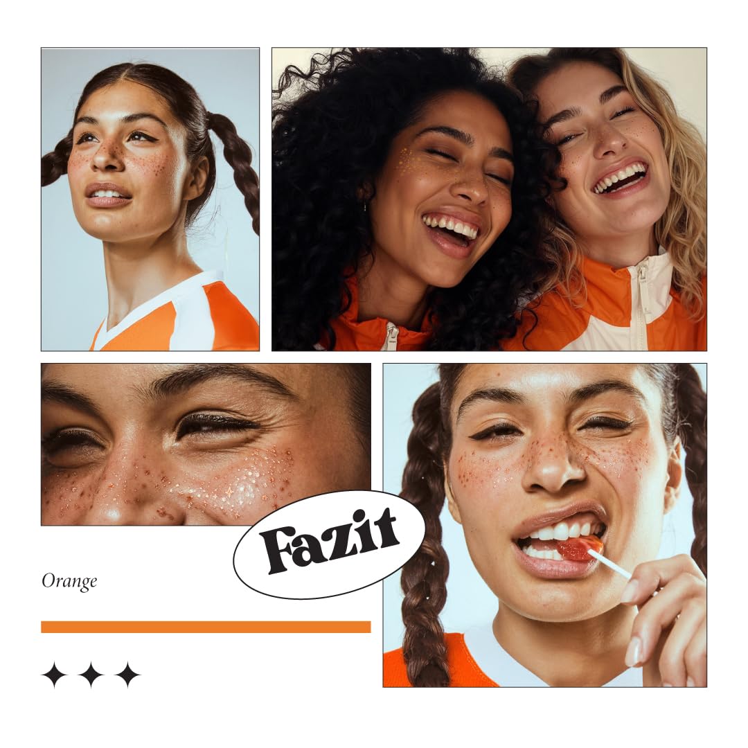 Fazit Glitter Freckle Makeup Patches packaging with product details