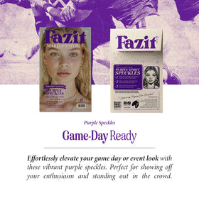 Fazit Glitter Freckle Makeup Patches with micellar water for removal
