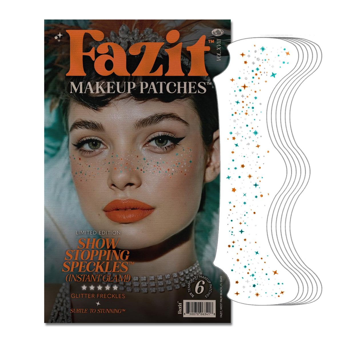Fazit Show Stopping Speckles Makeup Patches front view