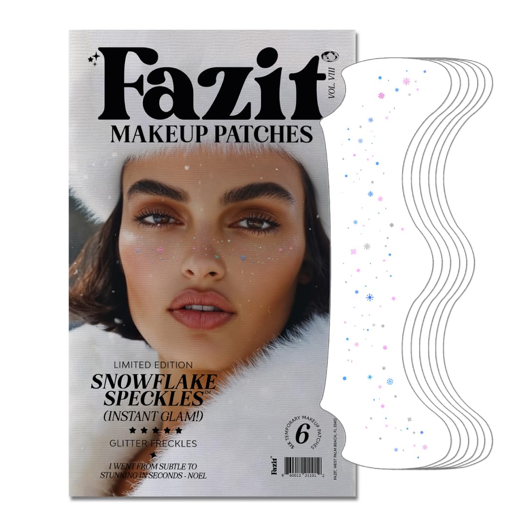 Fazit Snowflake Speckles Makeup Patches front view