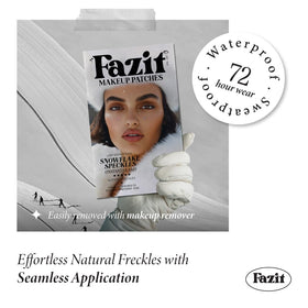 Fazit Snowflake Speckles Makeup Patches packaging