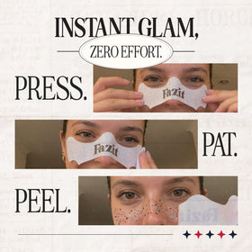 Fazit Soccer Glitter Makeup Patches packaging front view