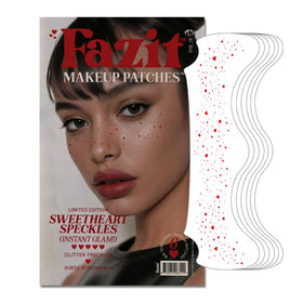 Fazit Sweetheart Speckles Glitter Makeup Patches front view