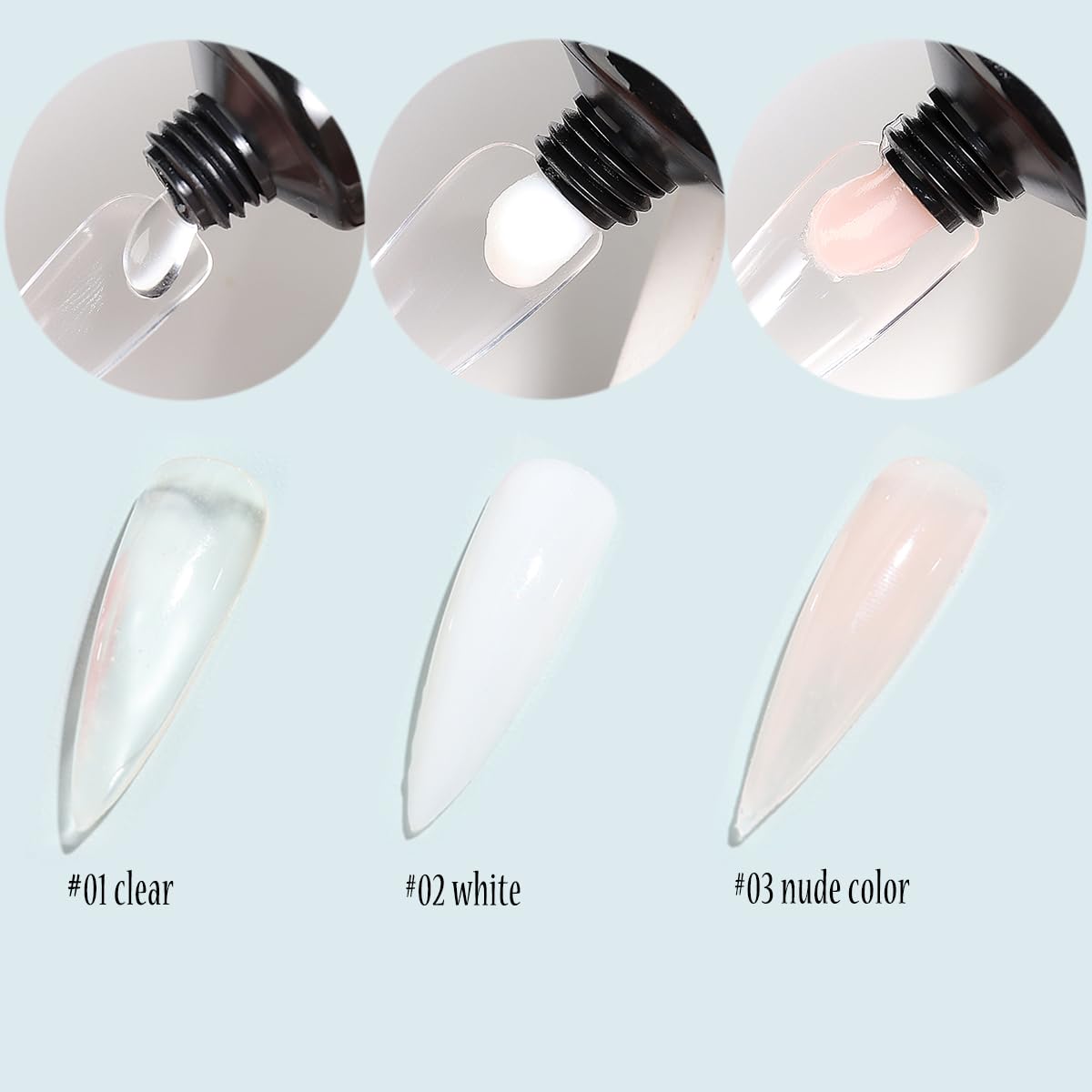 Fcozpjk dual nail forms in various sizes