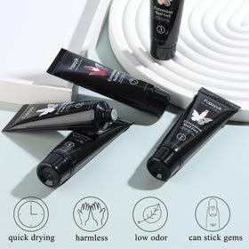Fcozpjk Poly Nail Gel application on nails