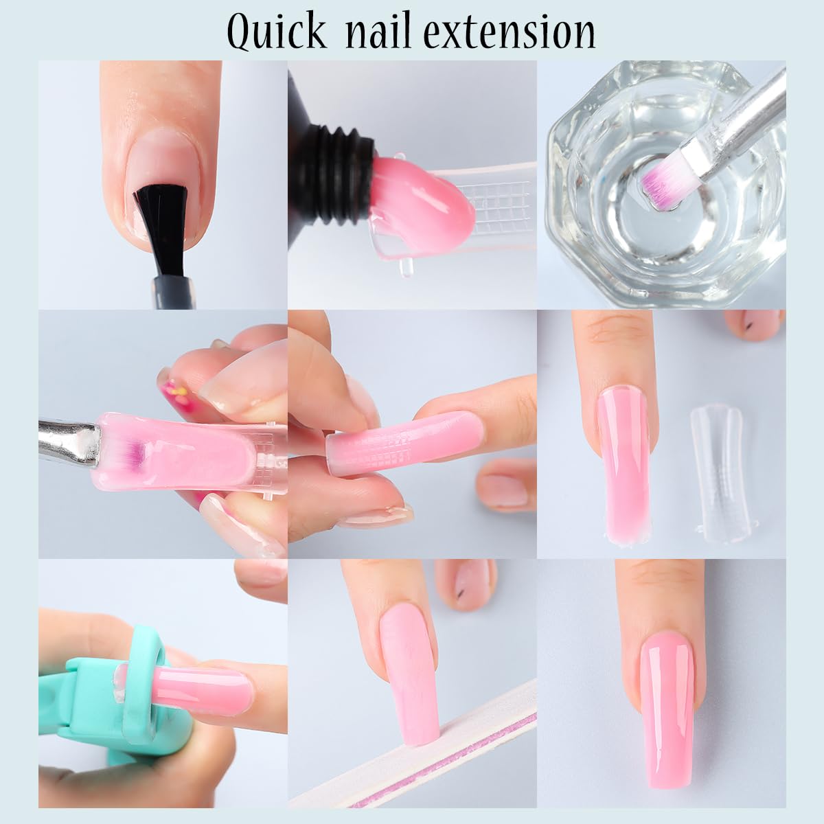Fcozpjk Poly Nail Gel Kit packaging