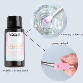 Fcozpjk white nail gel ready for application