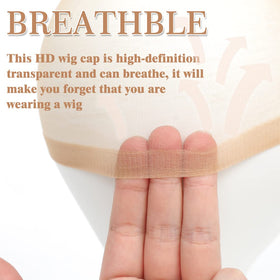 FDBJulyy HD Wig Cap soft and breathable material close-up