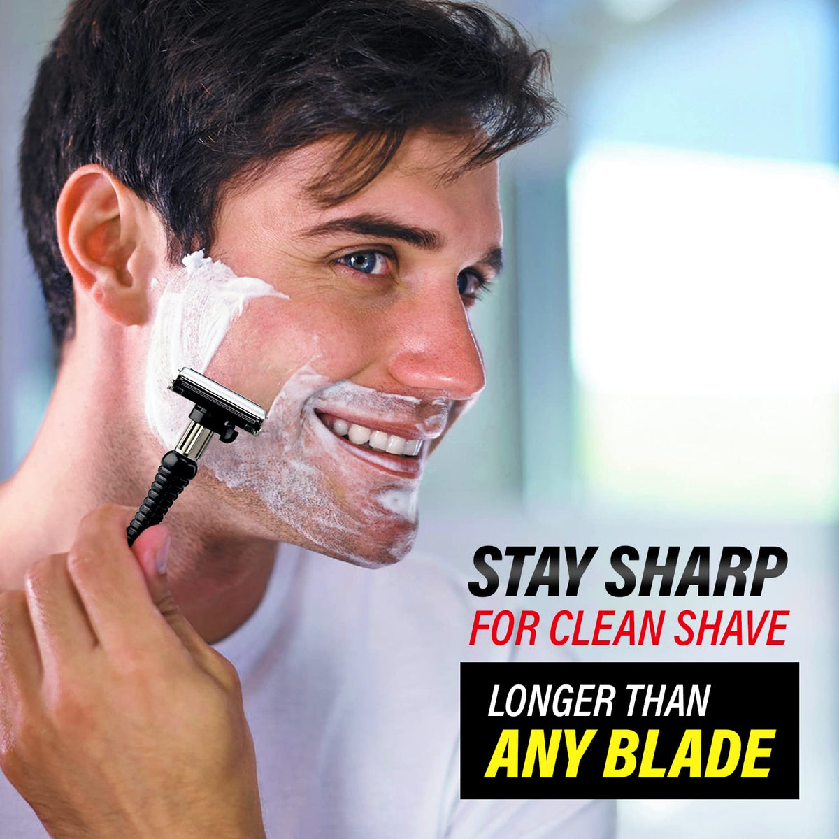 Feather Double Edge Razor Blade with platinum coating