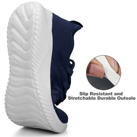 Feethit Women’s Slip On Running Shoes dark blue insole