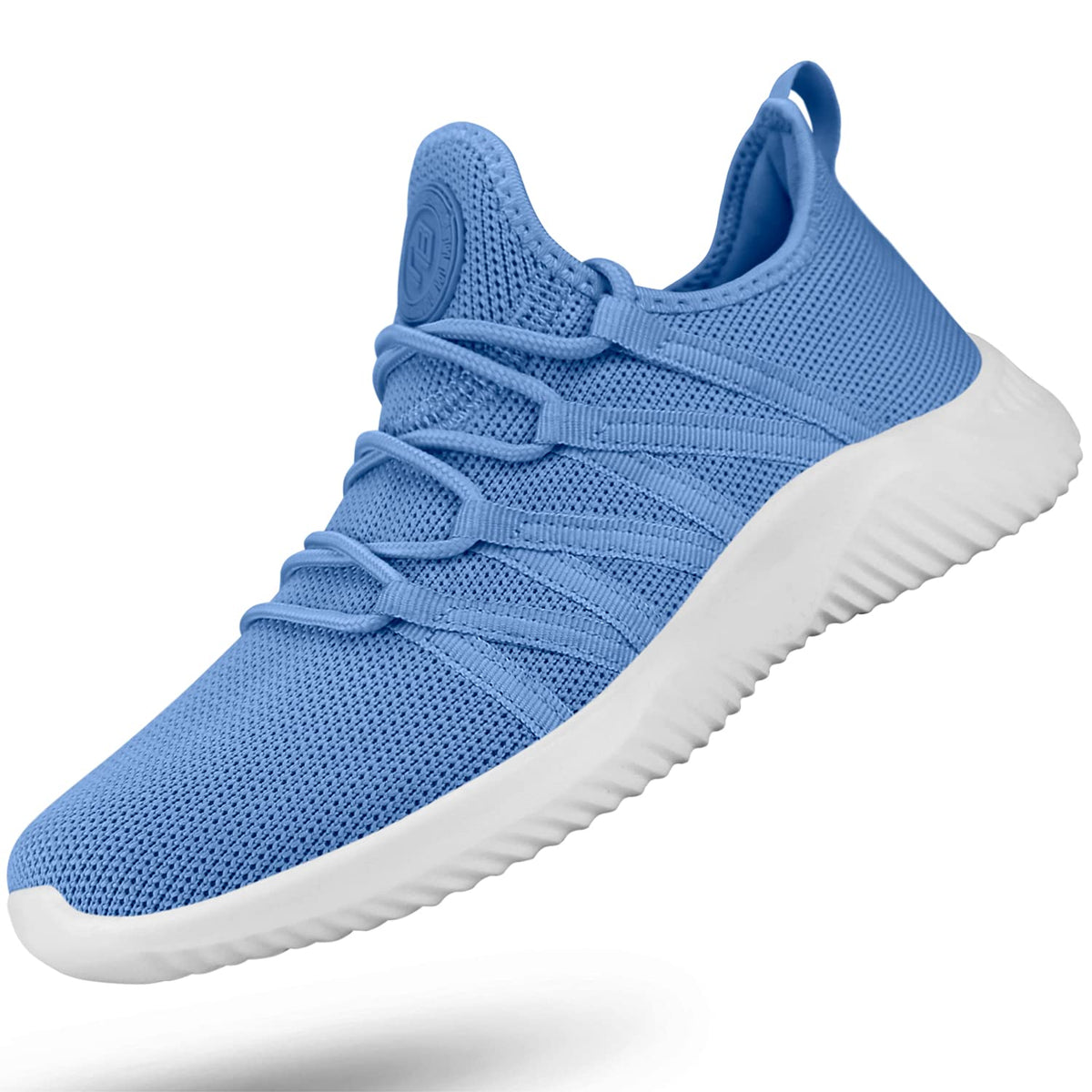 Feethit Women's Slip On Running Shoes front view in Sky Blue