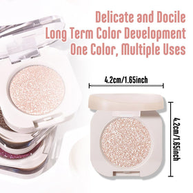 FeiCuiYun eyeshadow palette open showing smooth texture of eyeshadows
