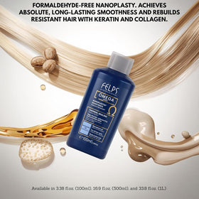 Felps Professional Omega Zero Nanoplastia results on straightened hair