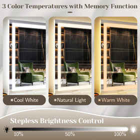 FENNIO Large Vanity Mirror on a tabletop