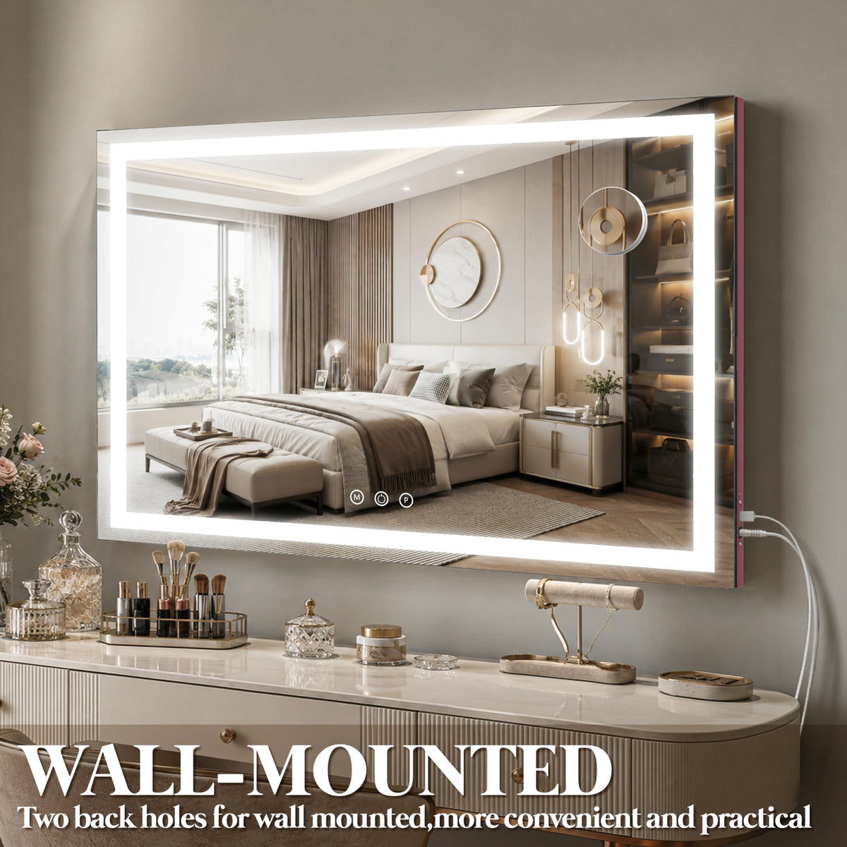 FENNIO Large Vanity Mirror packaging view