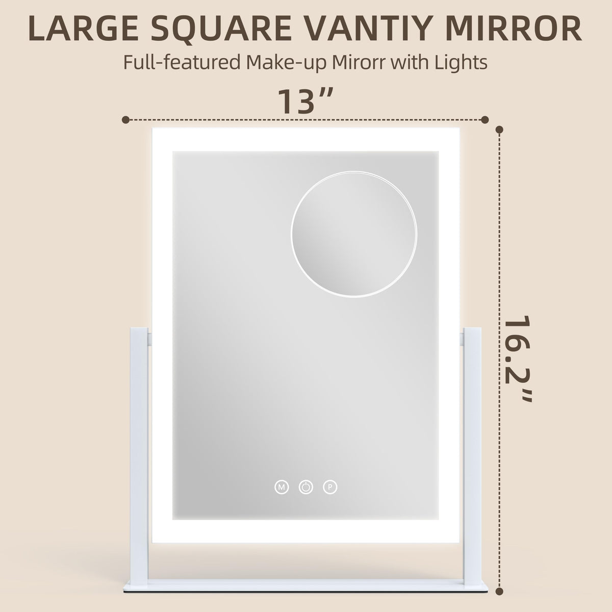 FENNIO mirror displaying warm light mode