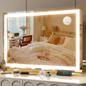 FENNIO Vanity Mirror 32x22 with lights front view