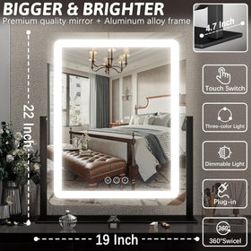 FENNIO Vanity Mirror in a stylish bedroom setting