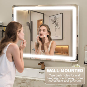 FENNIO Vanity Mirror packaging and included accessories
