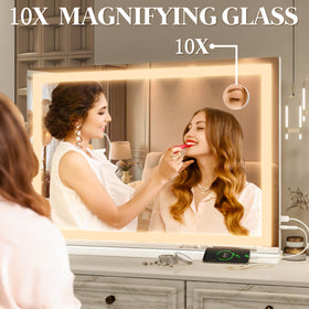 FENNIO Vanity Mirror with aluminum frame and high-quality glass