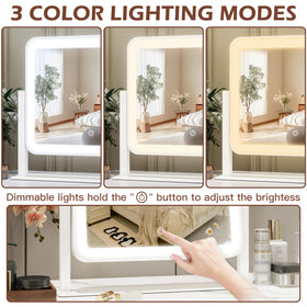 FENNIO Vanity Mirror with Lights in a stylish vanity setup
