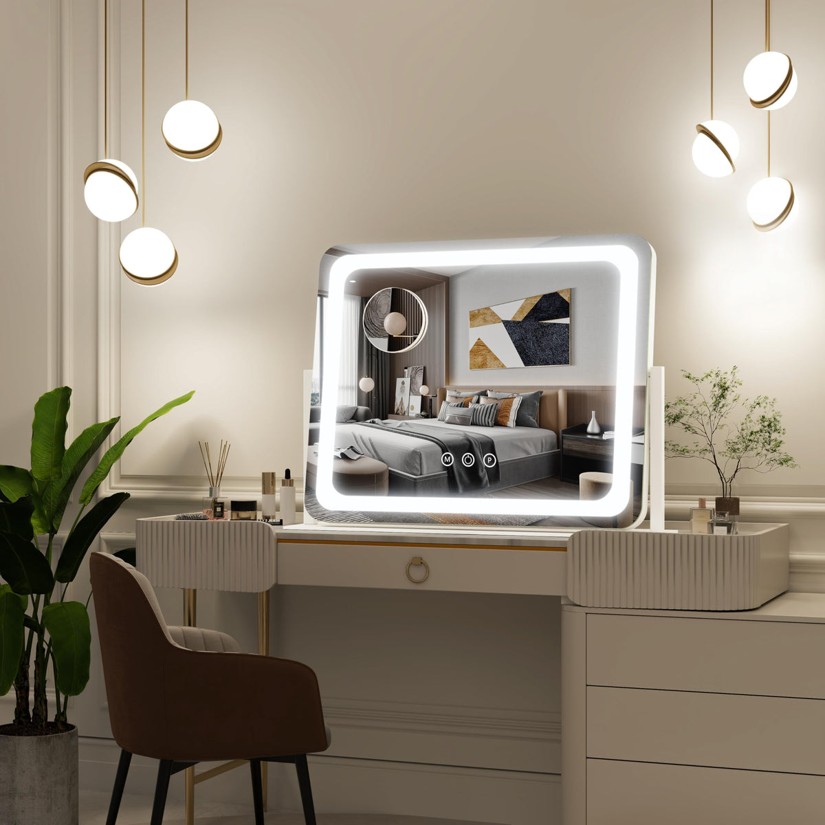 FENNIO Vanity Mirror with warm light setting