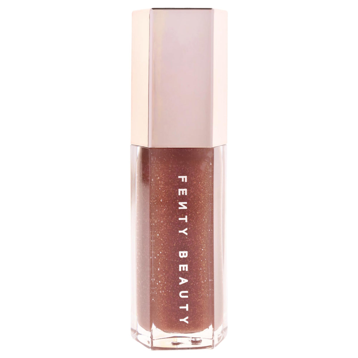 FENTY BEAUTY Gloss Bomb 05 Hot Chocolit applicator close-up
