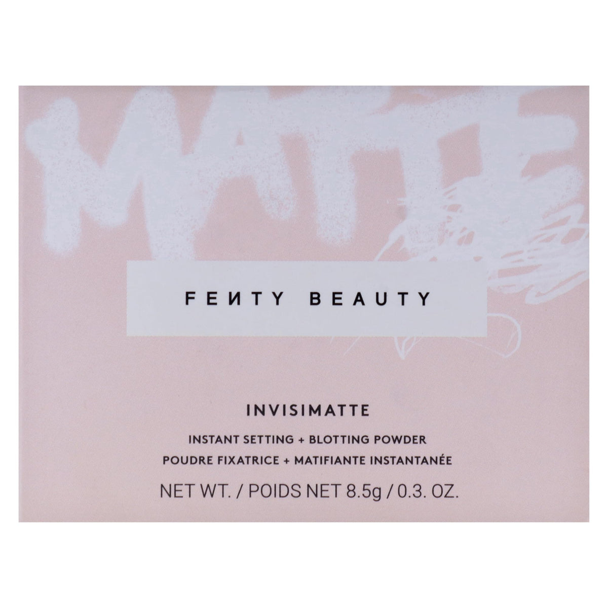 FENTY BEAUTY Invisimatte powder packaging side view