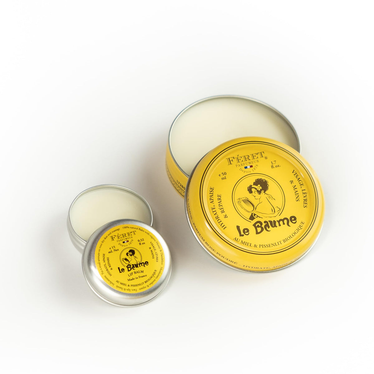 Feret Parfumeur balm alongside skincare routine items