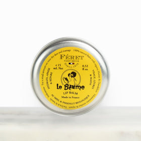 Feret Parfumeur balm tin with floral design