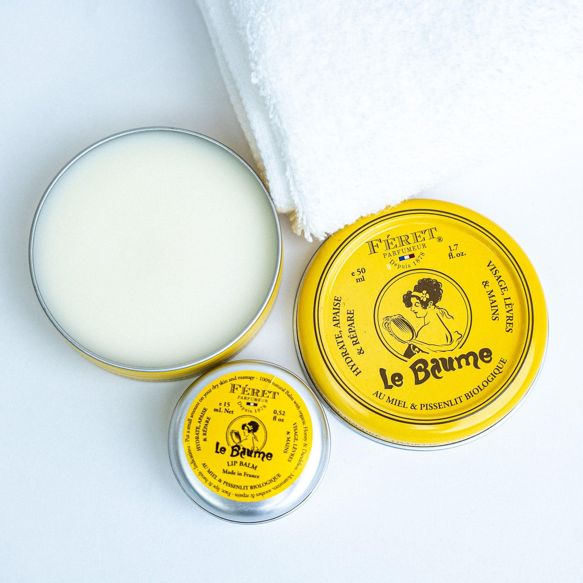 Feret Parfumeur balm with packaging details