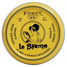 Feret Parfumeur Multi-Purpose Balm Rose Poudré front view in vintage tin