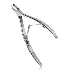 FERYES Cuticle Clipper 2-in-1 tool with stainless steel finish