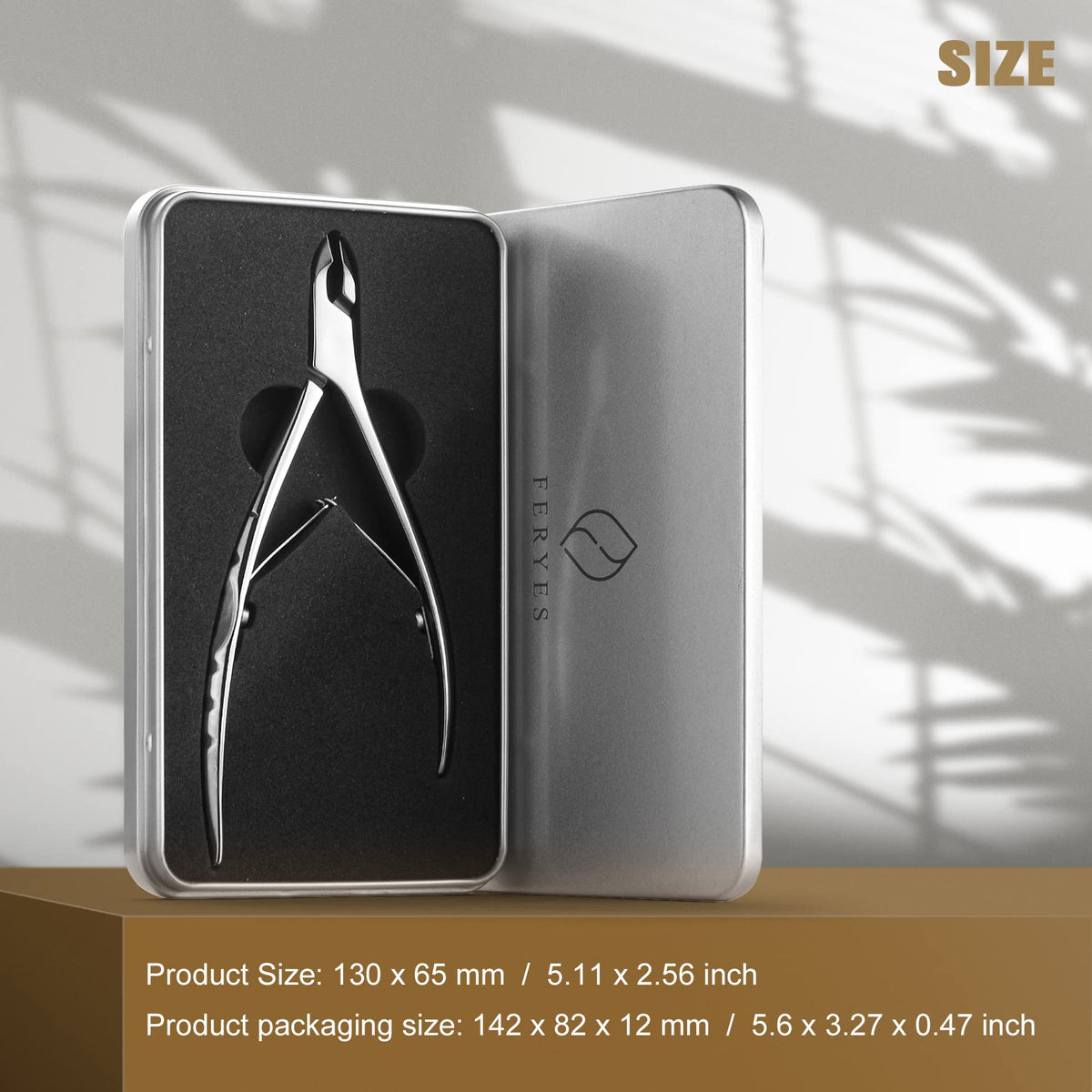 FERYES cuticle clipper being used on nails