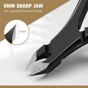 FERYES Cuticle Clipper with built-in cuticle pusher