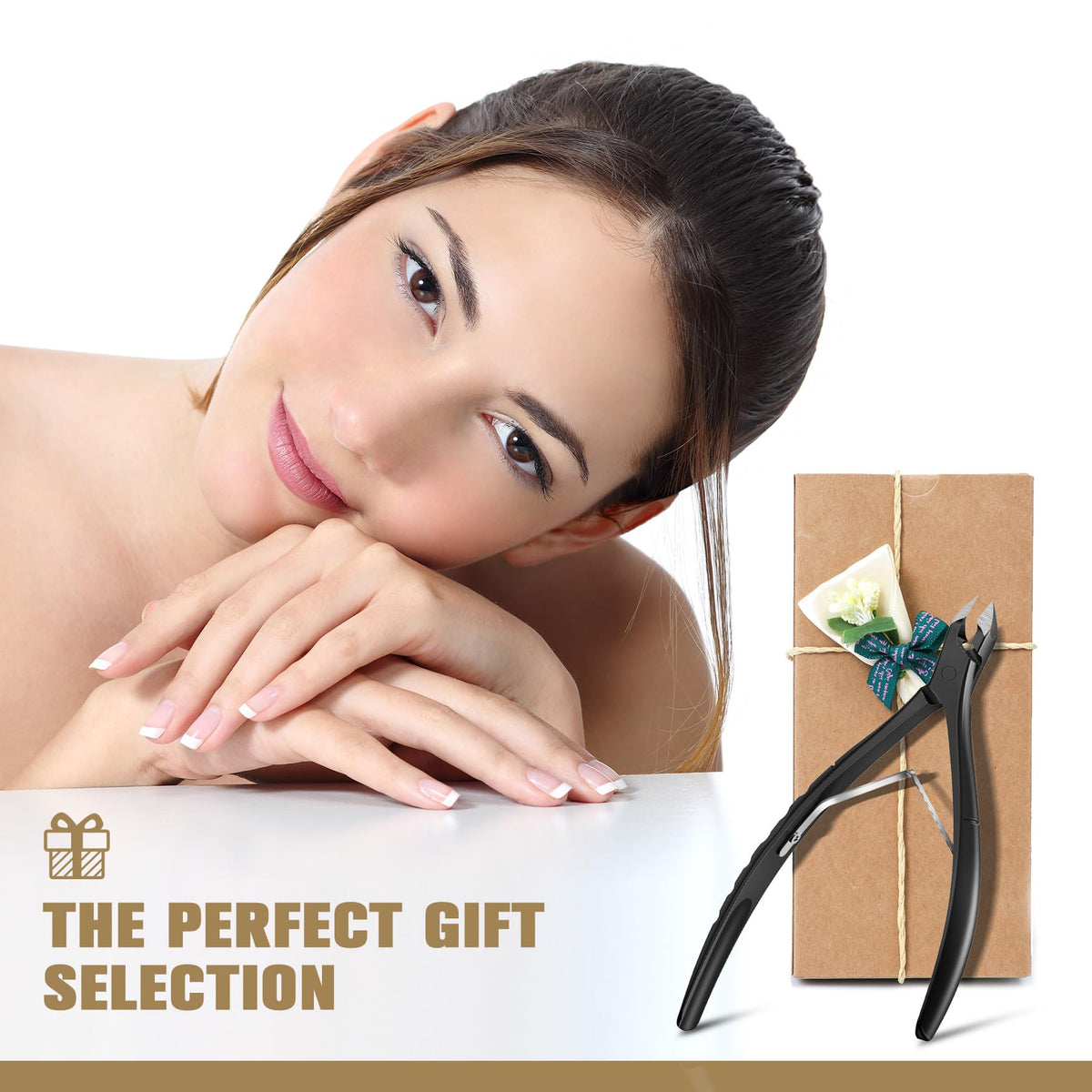 FERYES Cuticle Clipper with textured grip