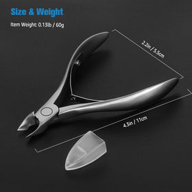 FERYES Cuticle Clippers 1/2 Jaw side view