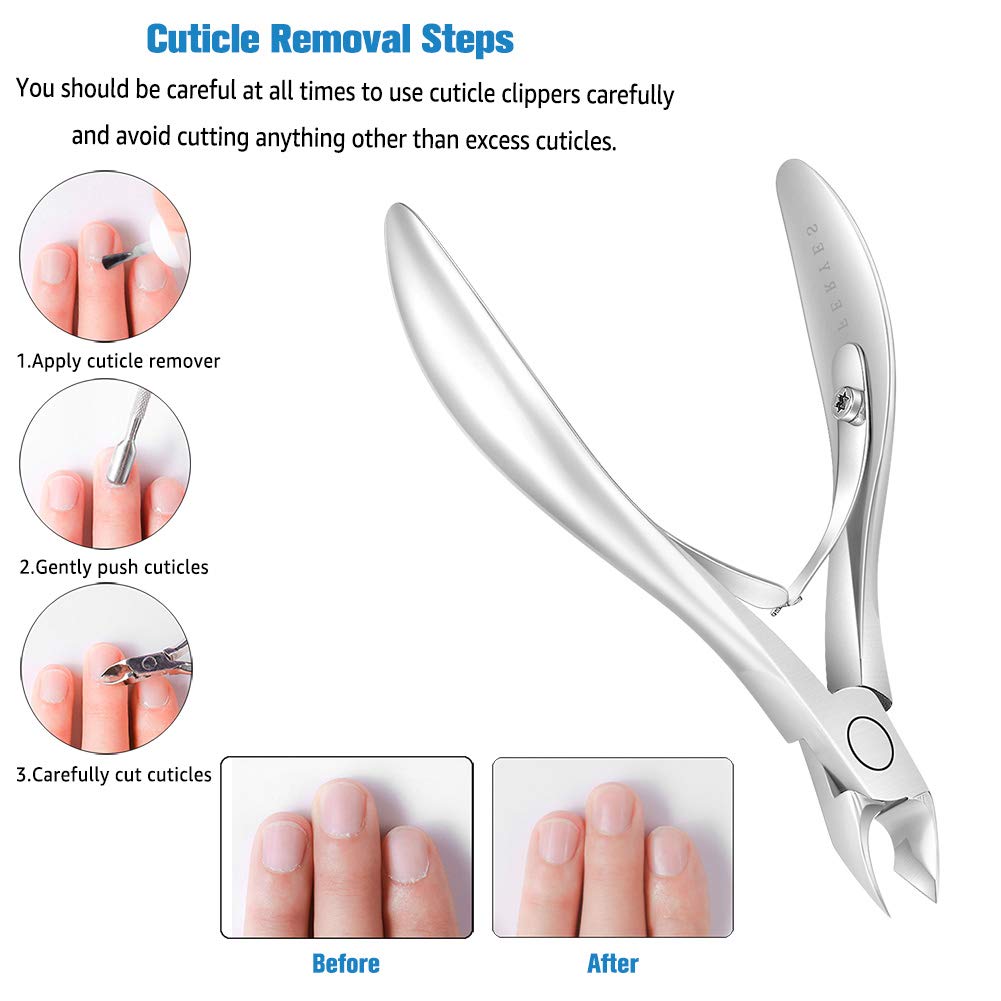 FERYES Cuticle Clippers in tin gift box packaging