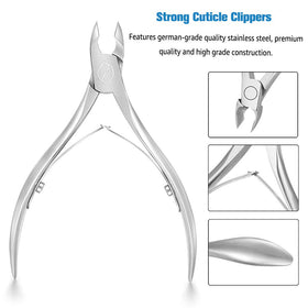 FERYES Cuticle Clippers showing sharp blade and dual spring design