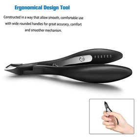 FERYES Cuticle Cutters showing double spring mechanism