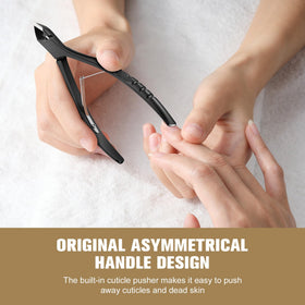 FERYES ergonomic cuticle trimmer handle close-up