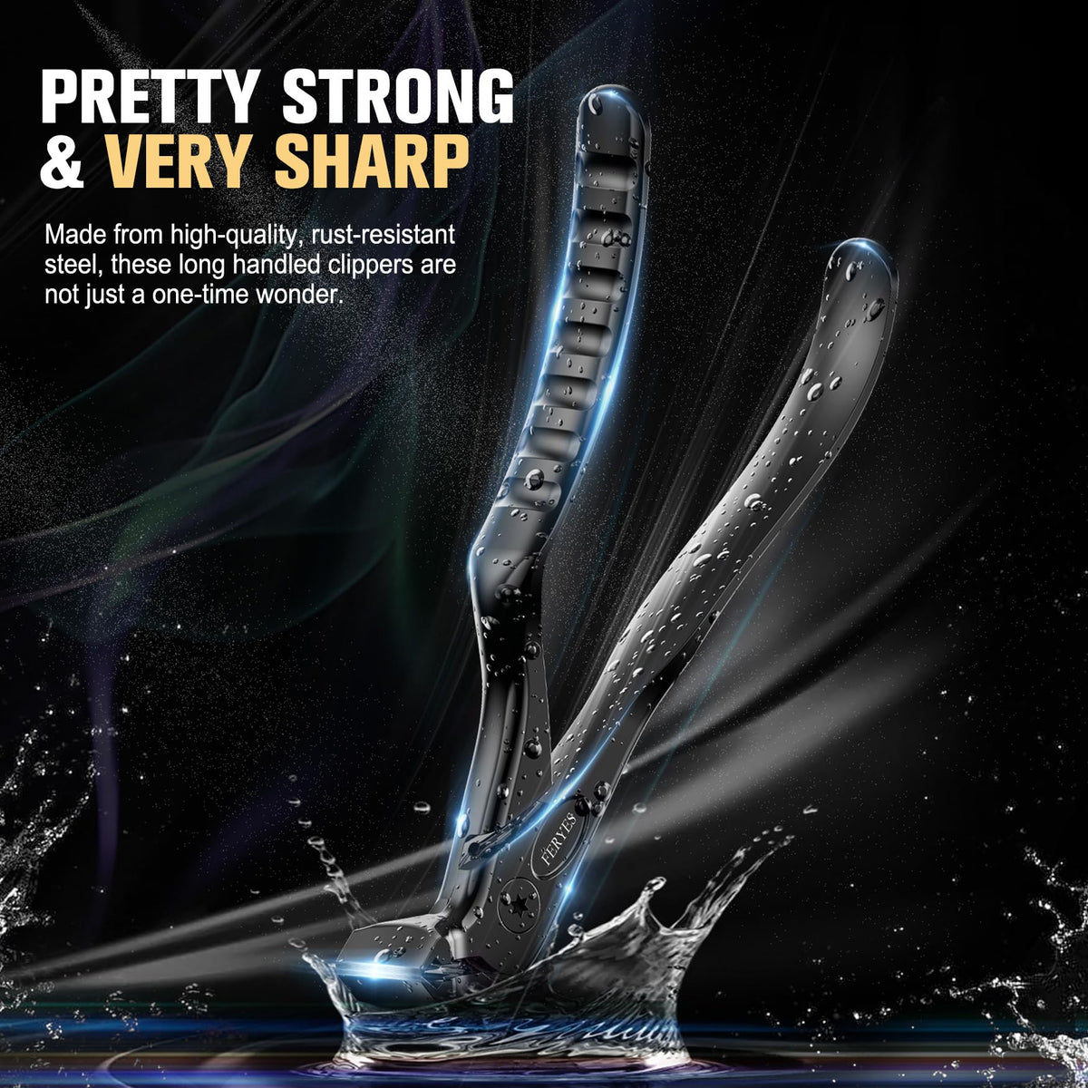 FERYES nail clippers showing angled head design