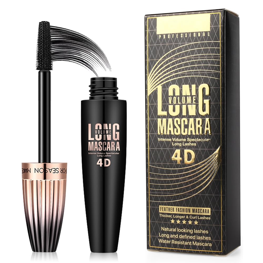 FGHJ 4D Silk Fiber Lash Mascara front view with black tube