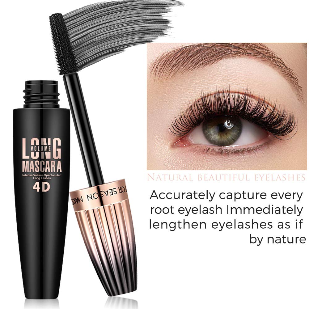 FGHJ 4D Silk Fiber Lash Mascara on a vanity table