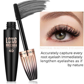 FGHJ 4D Silk Fiber Lash Mascara on a vanity table