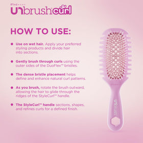 FHI Heat UNbrush Curl Detangling Brush handle close-up