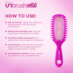 FHI Heat UNbrush Curl Detangling Brush side view