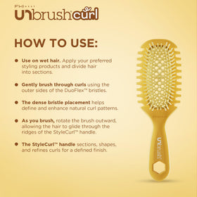 FHI Heat UNbrush Curl Detangling Brush side view